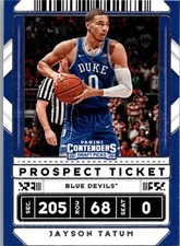 2020-21 Panini Contenders Draft Picks  Jayson Tatum #8