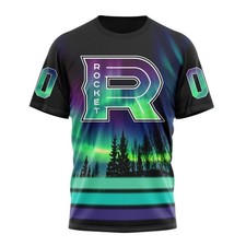 Personalized Laval Rocket Special Design With Northern Lights Design Hockey Fans