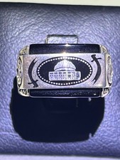 Elegant Men's Silver Sterling 925 Ring Islamic Modern Design