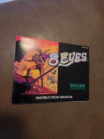 Nintendo NES 8 Eyes Authentic Instruction Manual