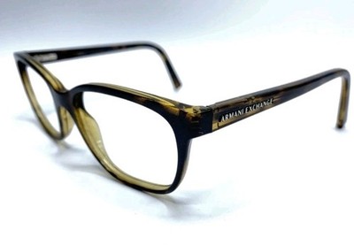 Armani Exchange AX3037 8037 Havana Eyeglass Frames 55-17-140 w/ Case & Cloth