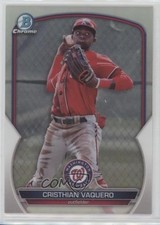 2023 Bowman Chrome Prospects Refractor 264/499 Cristhian Vaquero #BCP-209 3q5