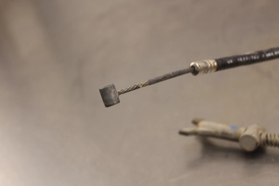 2002 Kawasaki Prairie 650 KVF650A 4x4 HAND PARK BRAKE CABLE LINE Z502 - Image 4 of 4