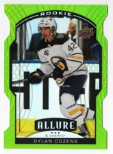 2020-21 Upper Deck Allure Rookie Green Quartz #XRC-DC Dylan Cozens 99/99 !!