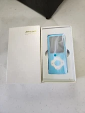 MYMAHDI DIGITAL MP3 Music Player Model M230, Input DC5V-1A Slim 3.5"x 2" Blue