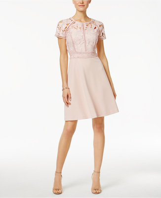 ivanka dress line Ivanka Trump Womens A-Line Knee-Length Cocktail Dress Pink 10