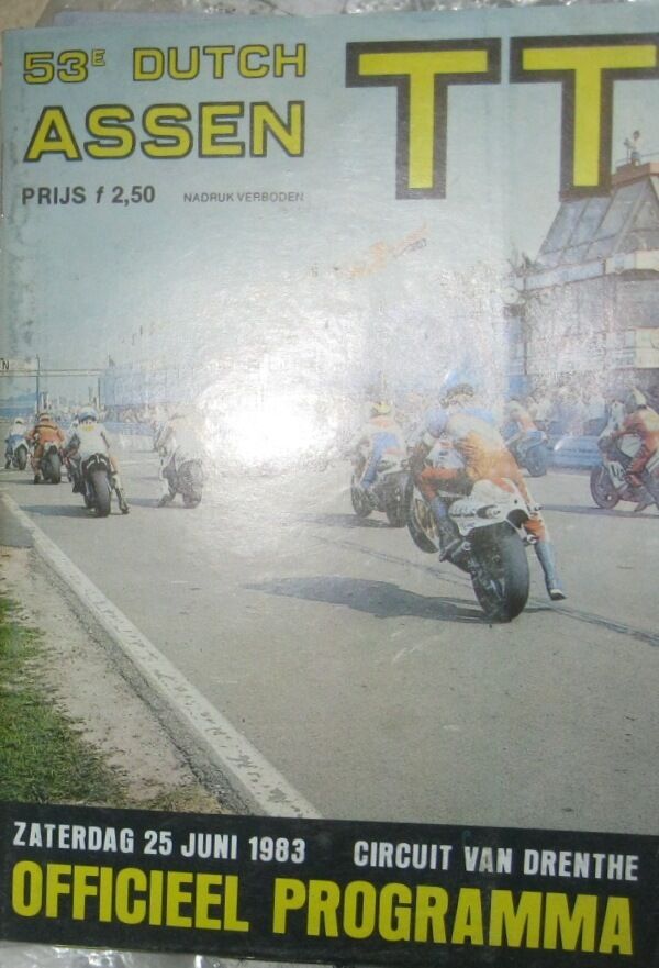* Dutch TT Assen - Official Race - Programme  1983 *