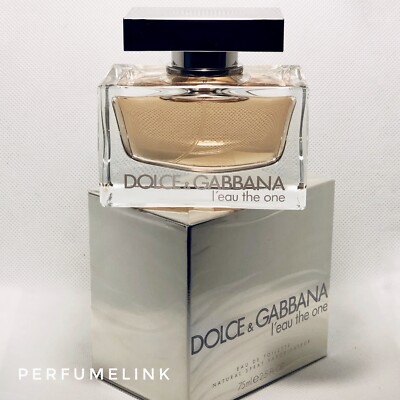 DOLCE & GABBANA L'EAU THE ONE 75ml EDT Spray Women's Perfume NEW
