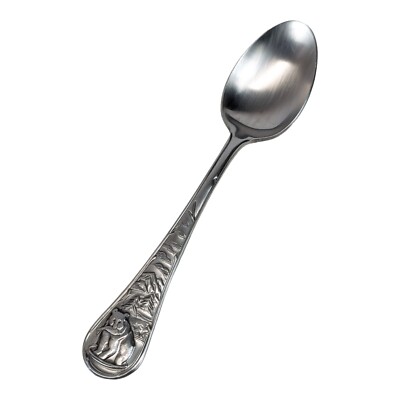 CAMBRIDGE Stainless BEAR With Fish 8'' Spoon Flatware Dinner Bass Pro Soup