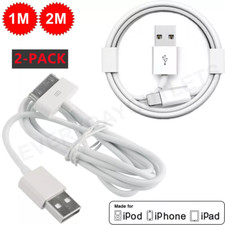 2X USB Cable Charger for Apple iPod Classic Video Nano iPad iPhone 12 13 14 Max