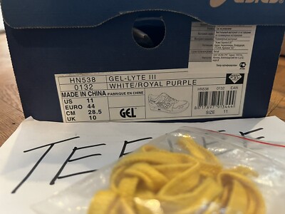 Size 11 - ASICS GEL-Lyte III x David Z x Ronnie Fieg 252 Pack 2007