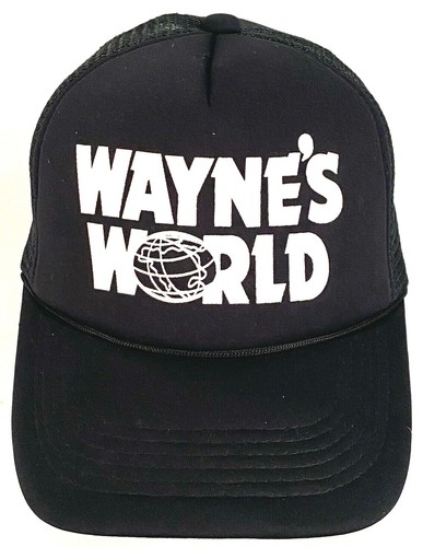 Vtg WAYNE'S WORLD Trucker Hat-Mesh 