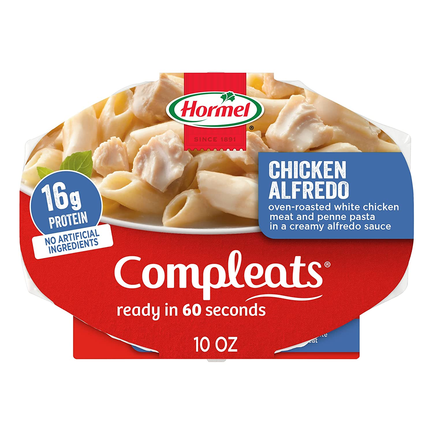 HORMEL COMPLEATS 6 Pack Chicken Alfredo Microwave Meal 10 Oz