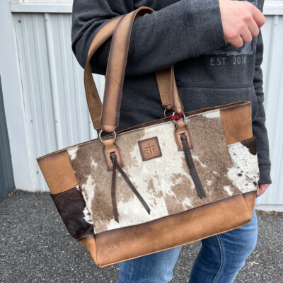STS Ranch Cowhide Montana Tote STS30455