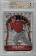 2011 Mike Trout Topps Finest Xfractor RC- Graded BGS 10 Pristine... #169/299