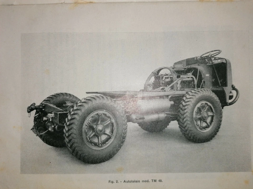 LIBRETTO USO MANUTENZIONE FIAT TM 48 TRATTORE D'ARTIGLIERIA 1951 - Immagine 4 di 4