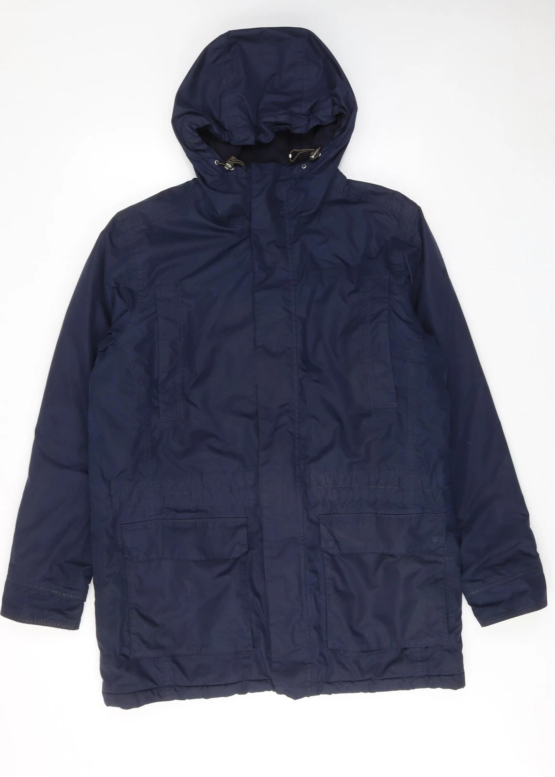 Cragho Mens Blue Windbreaker Jacket Size M
