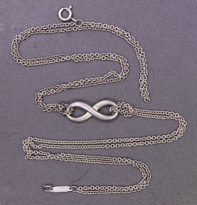 Vintage Sterling Silver Tiffany Double Chain