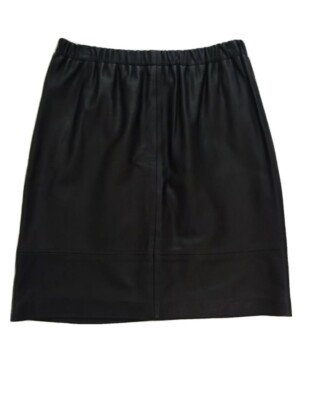 Kenneth Cole New York Echtleder Minirock Rockig 90s Sport Chic Vintage Y2K