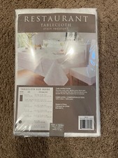 New White Tablecloth Oblong 70 x 120