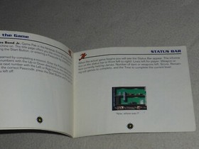 NINTENDO NES JAMES BOND JR INSTRUCTION MANUAL BOOKLET ONLY THQ