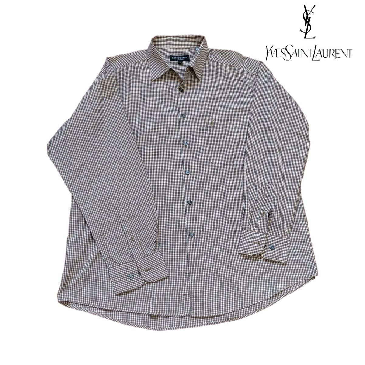 Yves Saint Laurent Pour Homme Shirt For Men's YSL Luxury Yves Saint Laurent Pour Homme Shirt For Men's YSL Luxury