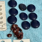 Vintage Buttons Sewing BGE Orignales LaMode Black White Navy Model T Remington — photo 8