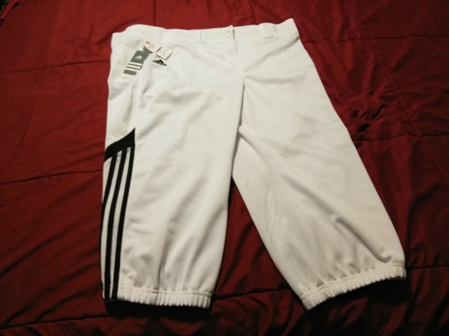 Women's 3XL Adidas White Softball Baseball Pants New With Tags 100% Polyester | eBay