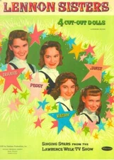 VINTAGE UNCUT 1959 LENNON SISTERS PAPER DOLLS~#1 TOP REPRODUCTION SELLER~PRETTY