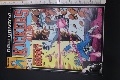 Marvel New Universe Kickers Inc. #2 1986 Comic Book F9A
