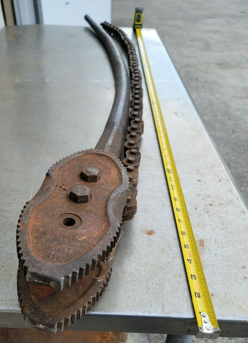 Pipe chain wrench deals
