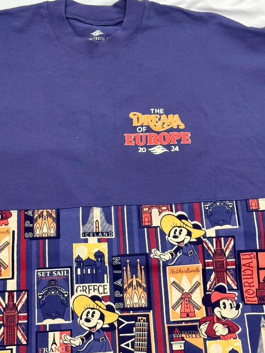 Disney Cruise Line Dream Europe Spirit Jersey Medium | eBay