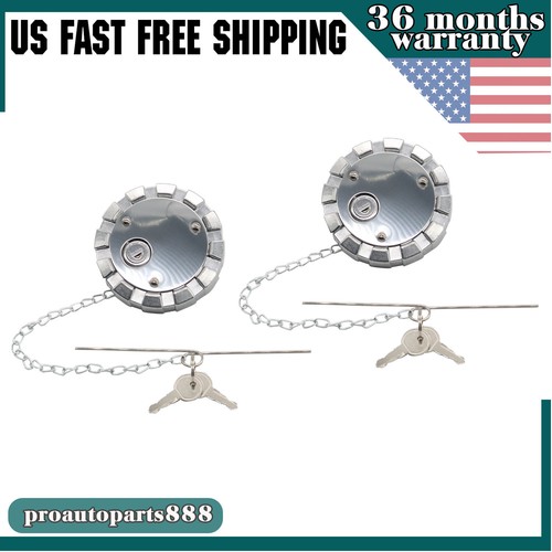 2X Fuel Tank Locking Gas Cap 3in Course Thread 5.5 TPI For Kenworth Peterbilt eBay