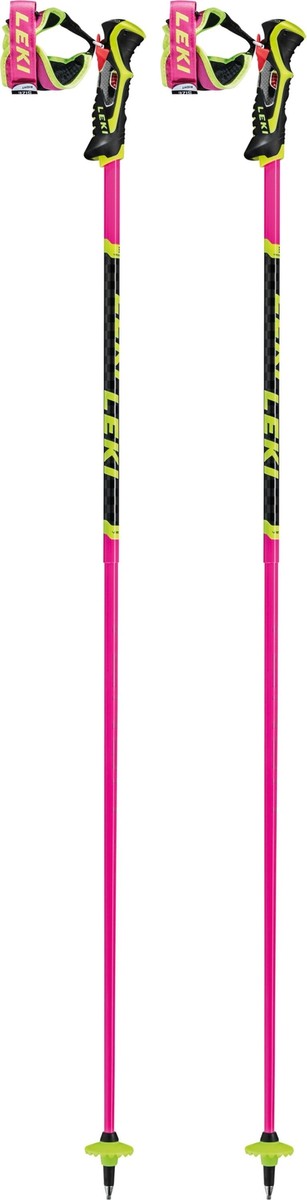 Leki Venom SL 3D Women's Racing Ski Poles, Pink, 115cm
