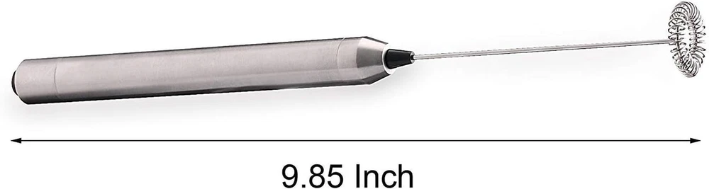 Milk Frother Handheld Electric Milk Foamer Portable Mini Mixer Machine Stainless