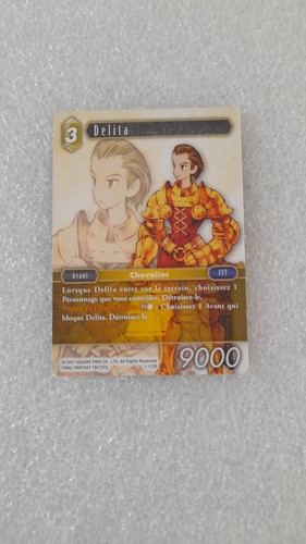 Final Fantasy TCG 1-112H Delita (French) Hero TCG Series 1