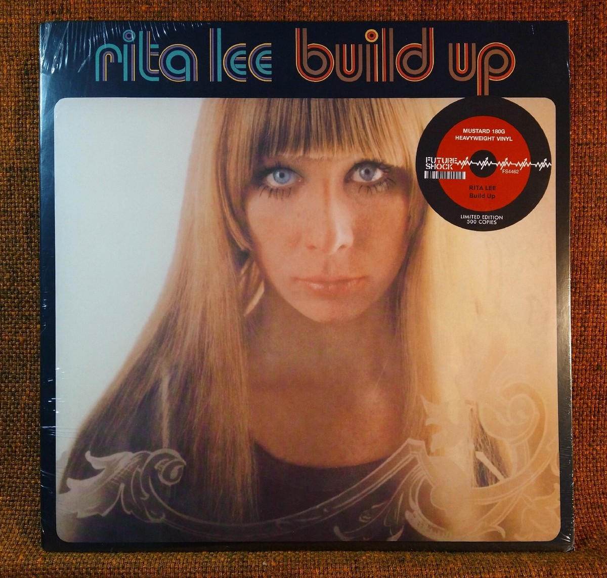 RITA LEE BUILD UP Vinyl LP 1970 Mustard Yellow Color NEW Sealed