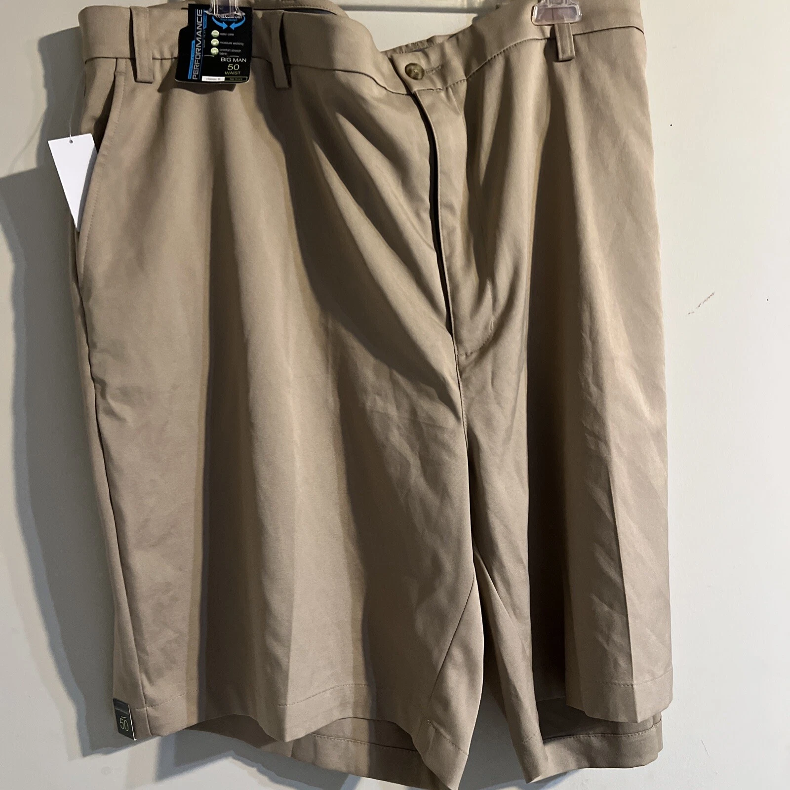 Roundtree & Yorke Men’s Shorts Size 50 Big Man Shorts With Pockets New With Tag