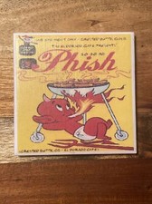Coaster  ..Phish  .Ceramic Handmade Table Waterproof, Sealed Coasters. New.
