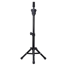 25 Inch Wig Head Stand Adjustable Mannequin Head Stand Wig Stand Tripod with Hea