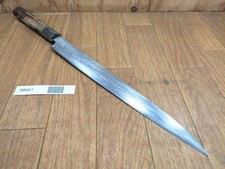 DAMAGED Japanese Chef's Kitchen Knife Yanagiba Vintage LONG Japan 285/445 RB901