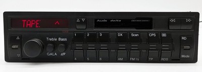 Audi Delta CC Kasetten Radio Original Blaupunkt Autoradio mit Code 22cm