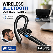 Wireless Bluetooth Headphones with Microphone Over Ear Headset for Music Calls