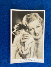 COLUMBIA RADIOGRAM ADVERT  WIRELESS ADVERT POSTCARD GITA ALPAR   NEAR MINT L