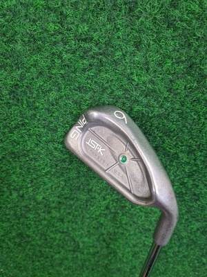 PING ISI K 6-Eisen - Herren (Stahl, 38,5 Zoll, Rechts, Green Dot)