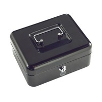 Geldkassette Yale Schwarz 1L Tragbar SchlüSsel MüNzfach Stahl BüRo Zuhause