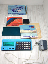 Soviet ELEKTRONIKA MK-52 RPN Calculator + New BRP-4 Memory Module BOXED USSR