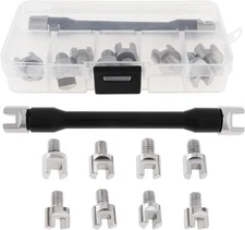 CNC Wheel Spoke Spanner, Motorcycle Repair Tool Kit 5.0-6.8Mm Spoke Wrench Set f