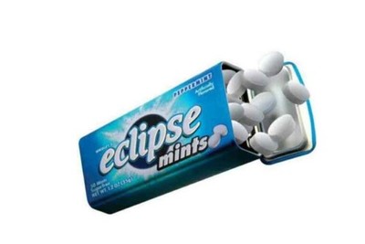 16 Tins Mint Wrigley's Eclipse Peppermint Sugarfree Candy Tin Fresh Breath DHL
