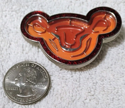 DISNEY PIN-THE LION KING SIMBA HEAD 3-D PUZZLE BALL MAZE